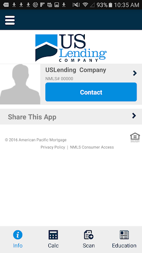 Android application USLending Company screenshort