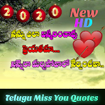 Cover Image of Download 1000+ Telugu Miss You Quotes 2  APK
