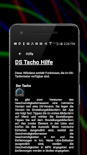 DS Tachometer, Kilometerzähler Screenshot