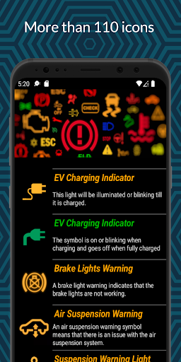 Vehicle Warning Lights Screen 3