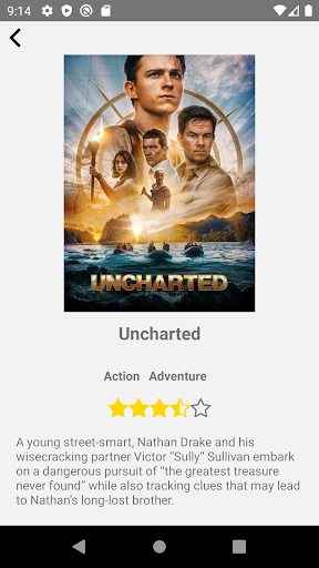MoviesApp Screen 3