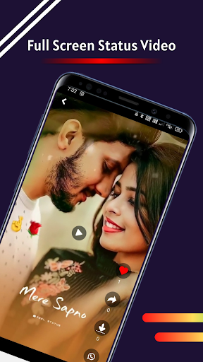 Android application Hindi Love Video Status screenshort