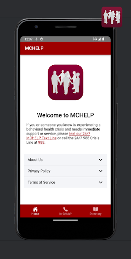 MCHELP Screen 3