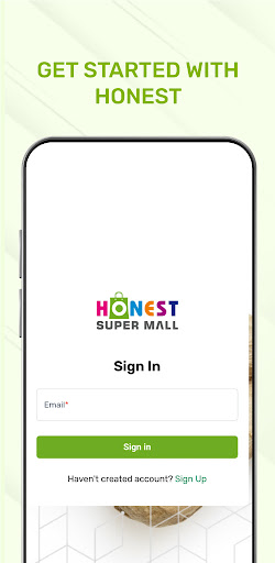 Android application Honest Super Mall screenshort