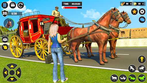 Horse Cart Transport Taxi Game 1