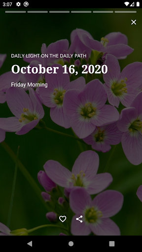 Daily Light on the Daily Path Screen 2