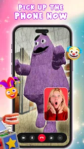 Grimace Video :Call Prank Chat