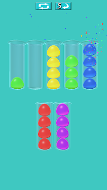 #3. Slime Sort Puzzle (Android) By: アイア株式会社