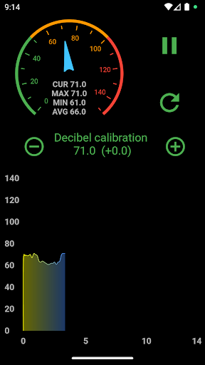 Android application Simple Noise Meter screenshort