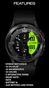 Hybrid Dark watchface