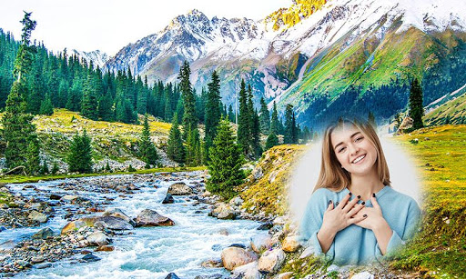 Android application Mountains & Lakes Photo Frames screenshort