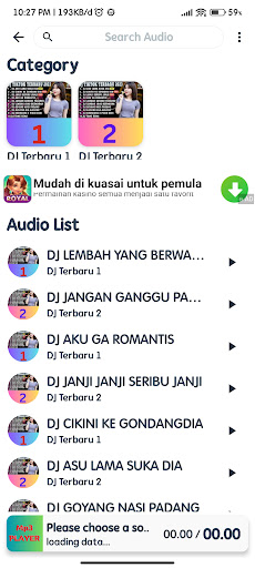 Android application Colorful Valley Dj screenshort