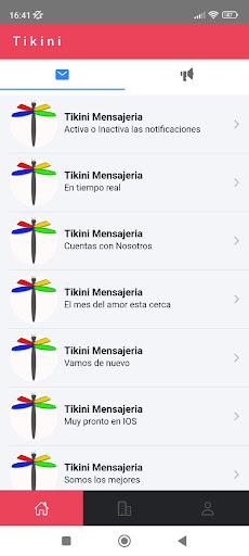 Android application Tikini screenshort