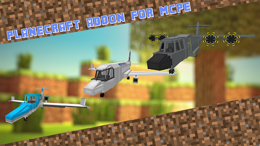 Android application PlaneCraft Addon for MCPE screenshort