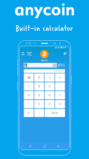 Cryptocurrency Converter Screen 2
