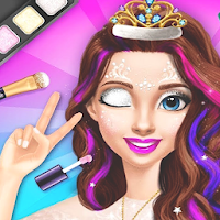 Beauty Makeup Girls Coloring Book