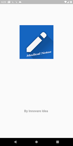 Android application Medical Notes screenshort