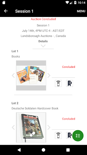 Landsborough Auctions Screen 2
