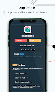 App Permission & Tracker Capture d'écran