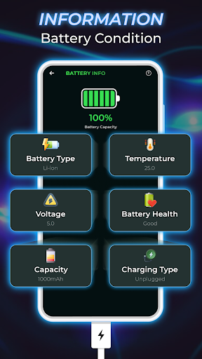 Art Battery Charging Animation Screenshot 4 - AppWisp.com