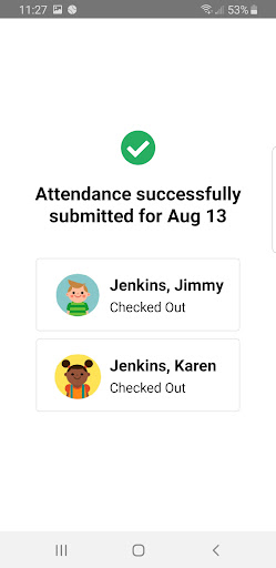 Android application KinderSmart (Texas) screenshort