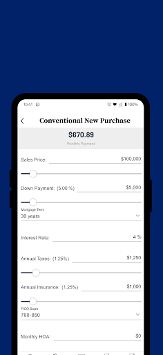 Peoples Mortgage App Screen 3