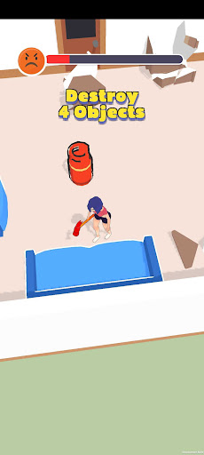 Android application Angry Hammer Girl screenshort