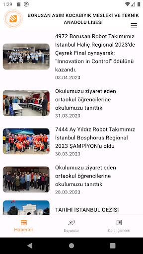 Android application Borusan MTAL screenshort