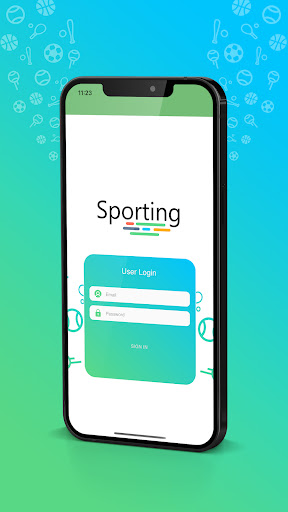 Android application Sporting Dashboard screenshort