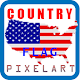 Country Flag - Pixel Art