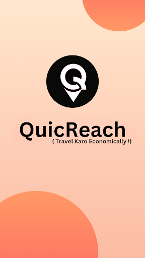 Android application QuicReach: Airport Shared Cabs screenshort
