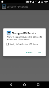 SecuGen RD Service android2mod screenshots 1