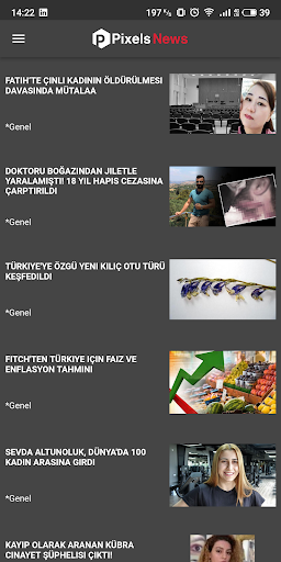 Android application Pixels News screenshort