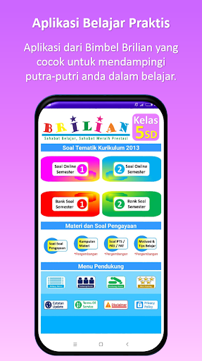Android application Bimbel Brilian Kelas 5 SD screenshort