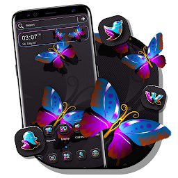 Icon image Blue Pink Butterfly Theme