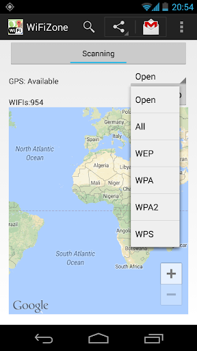 WiFiZone Screen 2