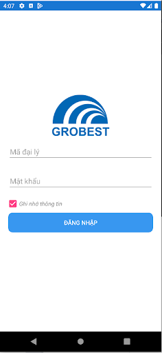 Android application Grobest VN Đặt Hàng screenshort