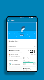 Flatty – Screenshot des Symbolpakets