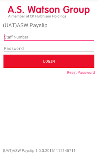 Android application UAT-ASW eStatement screenshort