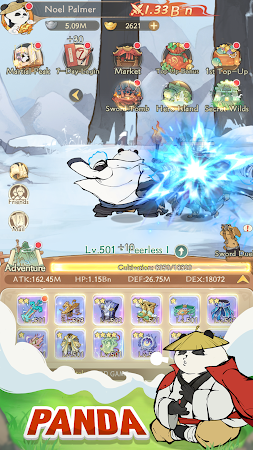 Game screenshot Legend of Panda: Idle RPG apk download