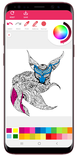 Animal Mandala Coloring Book Screen 3