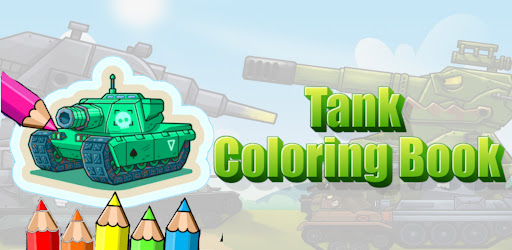 Android application tank car coloring book screenshort
