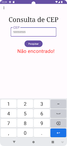 Localiza CEP Screen 2