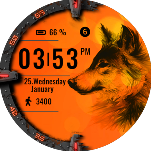 Orange Fox Watch Face logo
