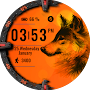 Orange Fox Watch Face