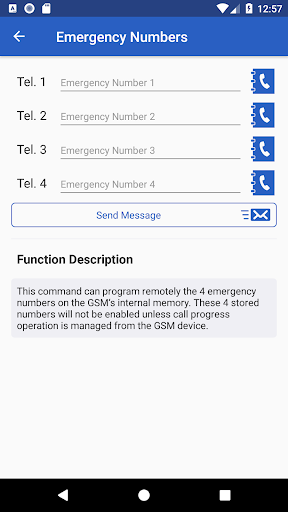 Pelekis GSM Configurator Screen 3