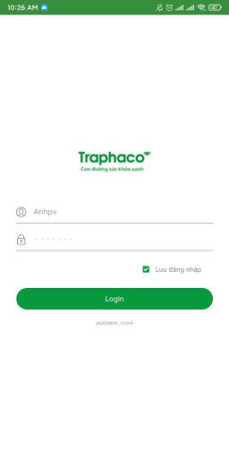 Traphaco App Quản lý Screen 2