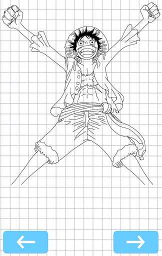 How to draw One Anime