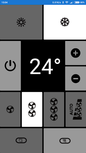 Electra AC Remote Simple 0-set Screen 2
