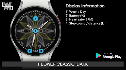 LMwatch flower classic dark Screen 2